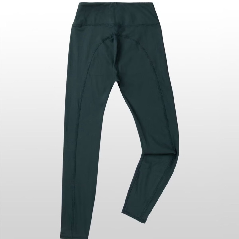 Madewell MWL Flex High Rise Leggings in Dark Palm - Picture 2 of 7